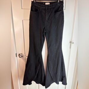 Shyanne Black Flare Jeans 30x34 Stretch